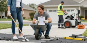 einfahrt günstig pflastern