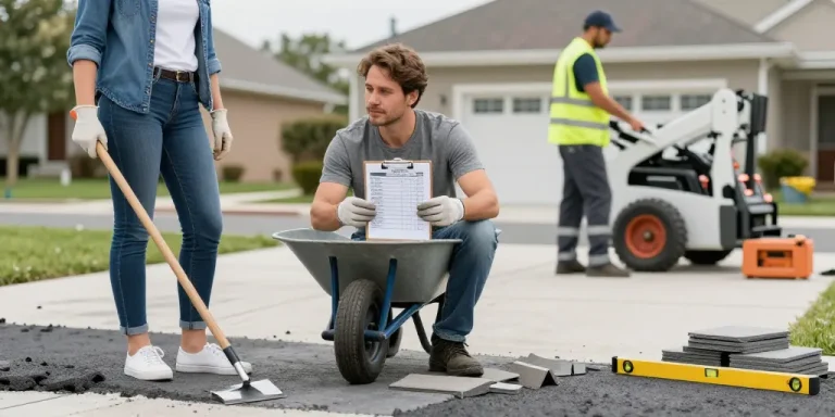 einfahrt günstig pflastern